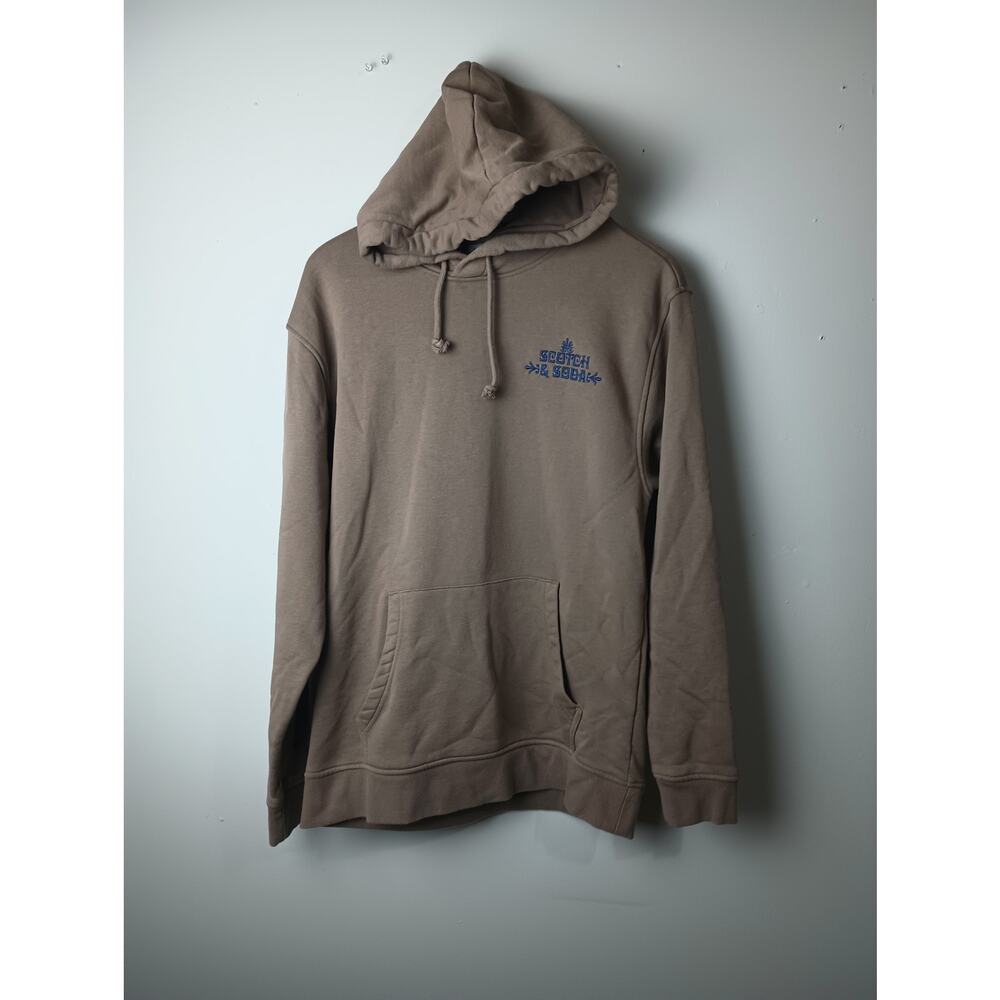 Scotch & Soda Amsterdam Graphic Embroidered Hoodie Men's Medium Outdoors
